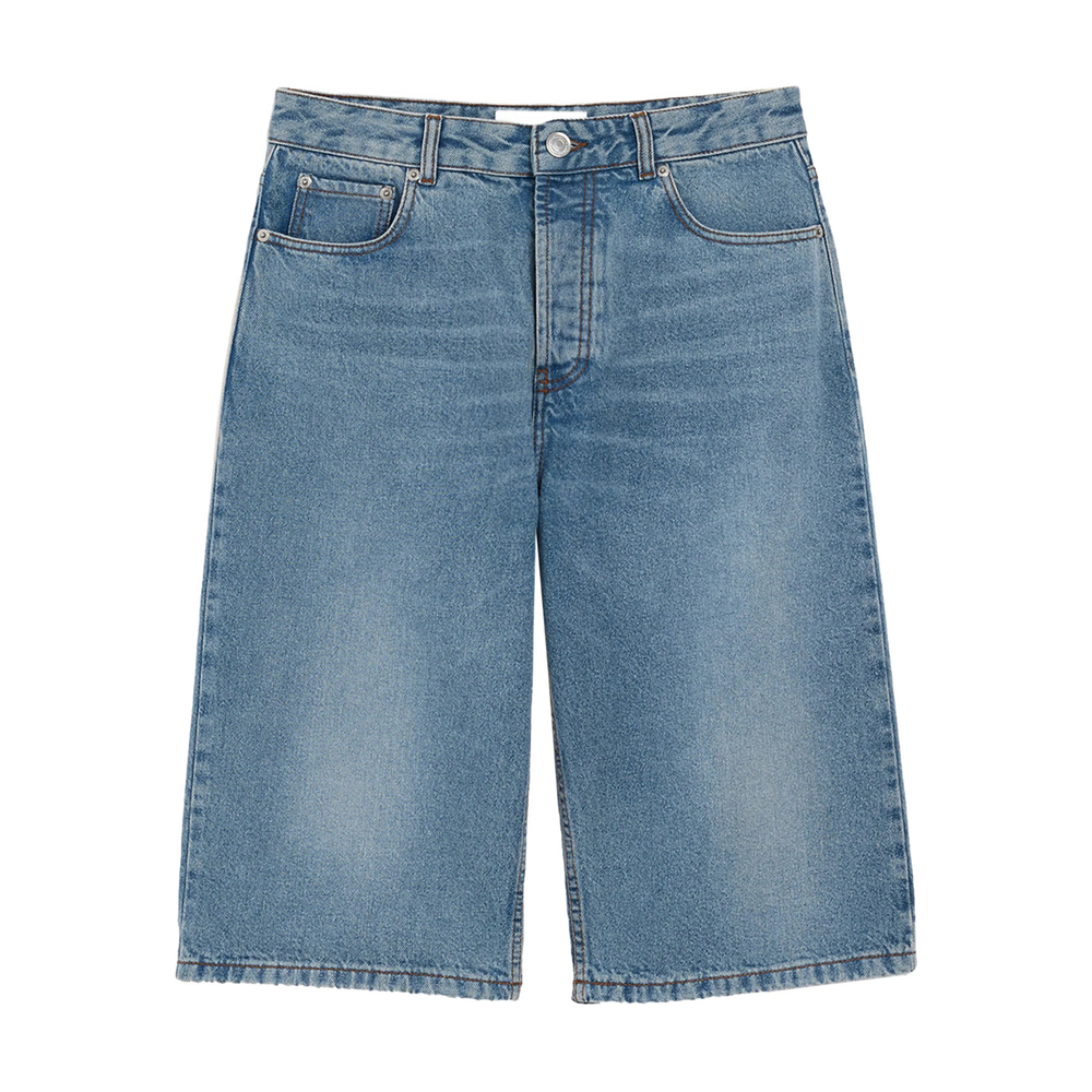 Ami Paris - denim regular-fit bermuda short