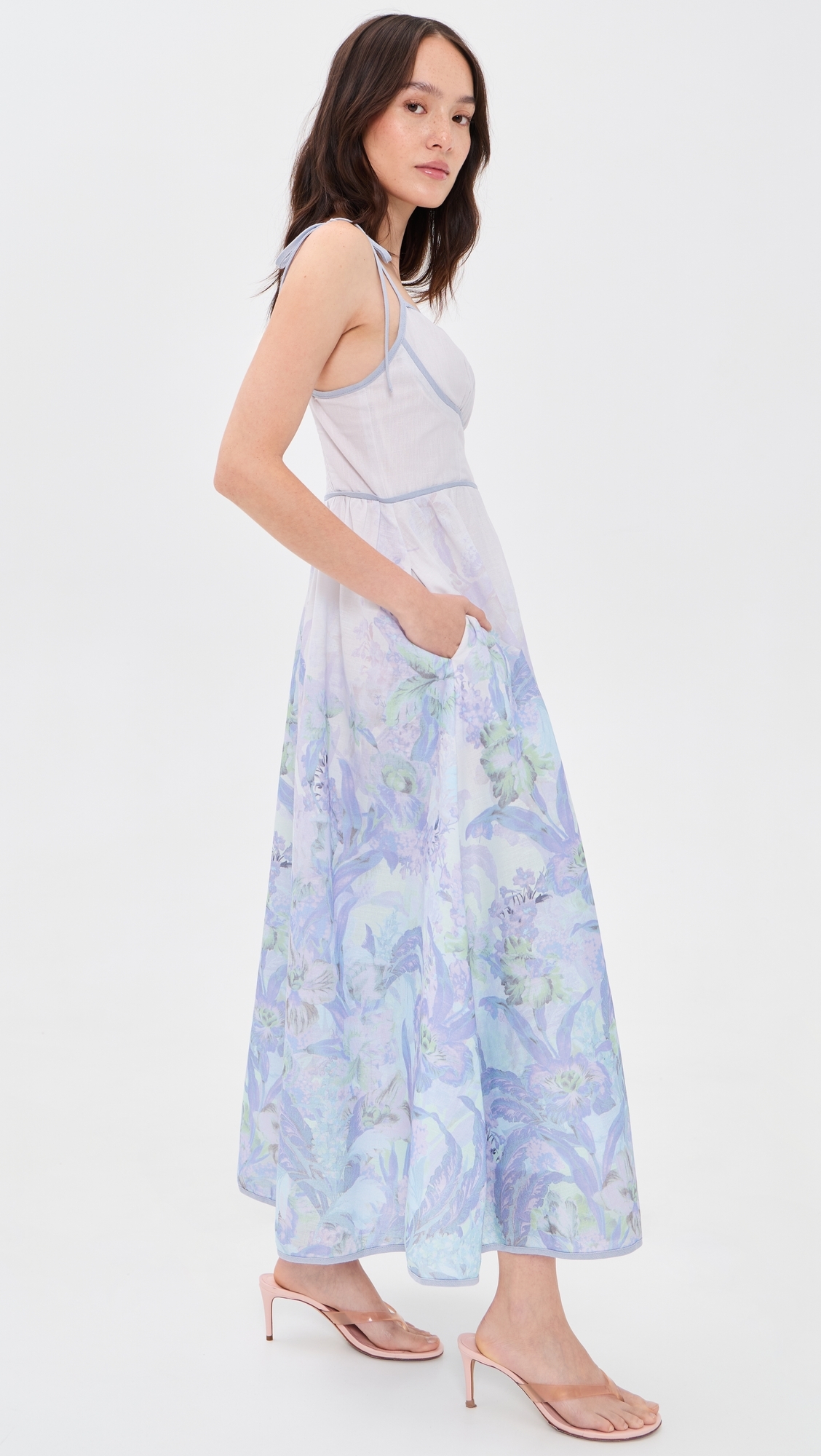 Dayana Dress Purple Floral