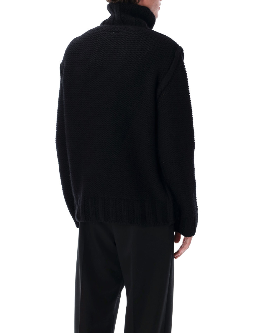 Black High Neck Sweater