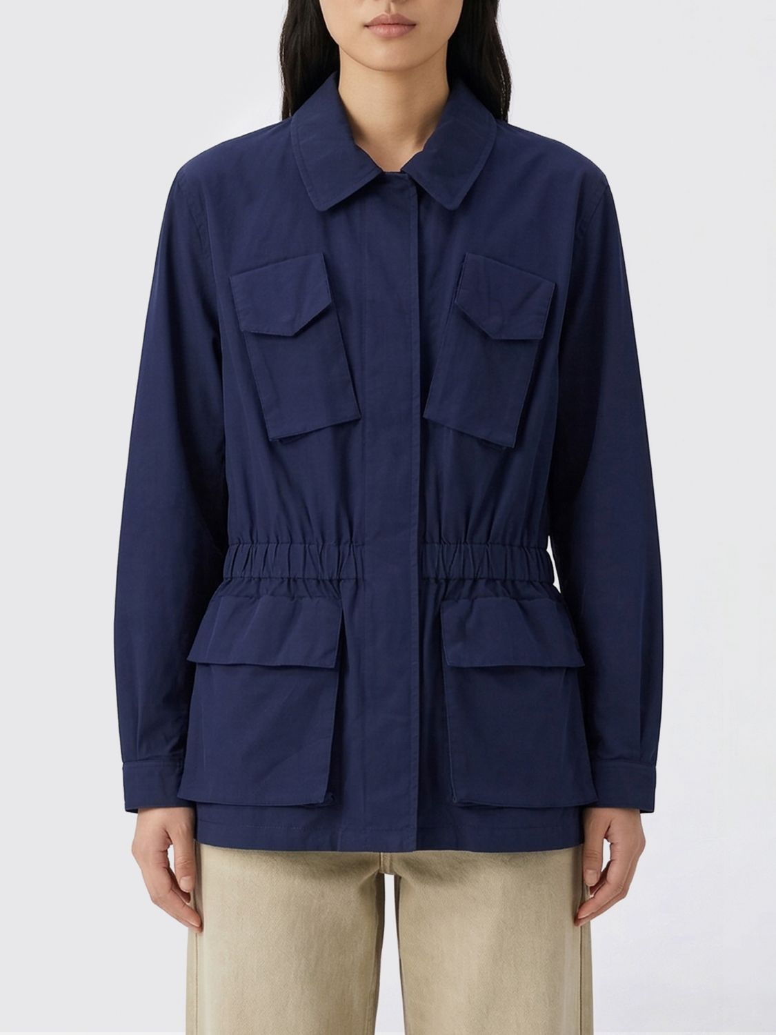 Jacket Woman color Blue