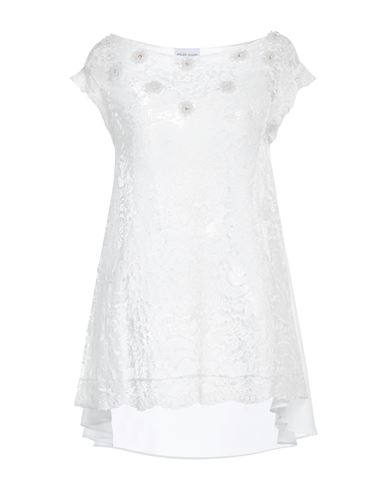 Woman Top White Size 10 Polyamide, Nylon