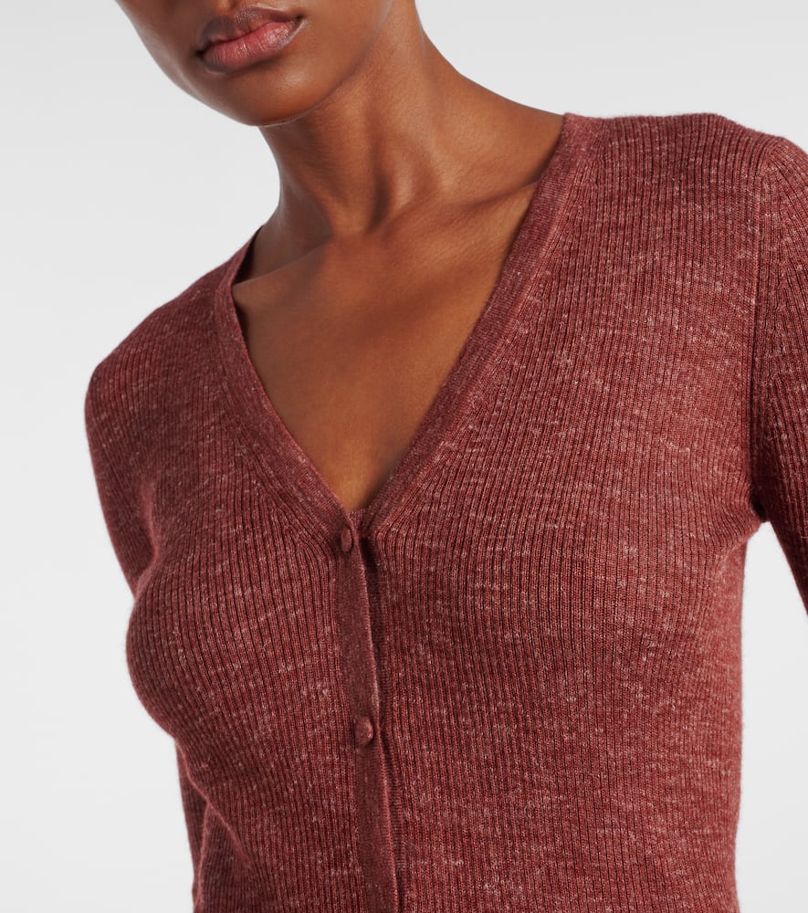 Aiste cashmere, silk, and hemp cardigan