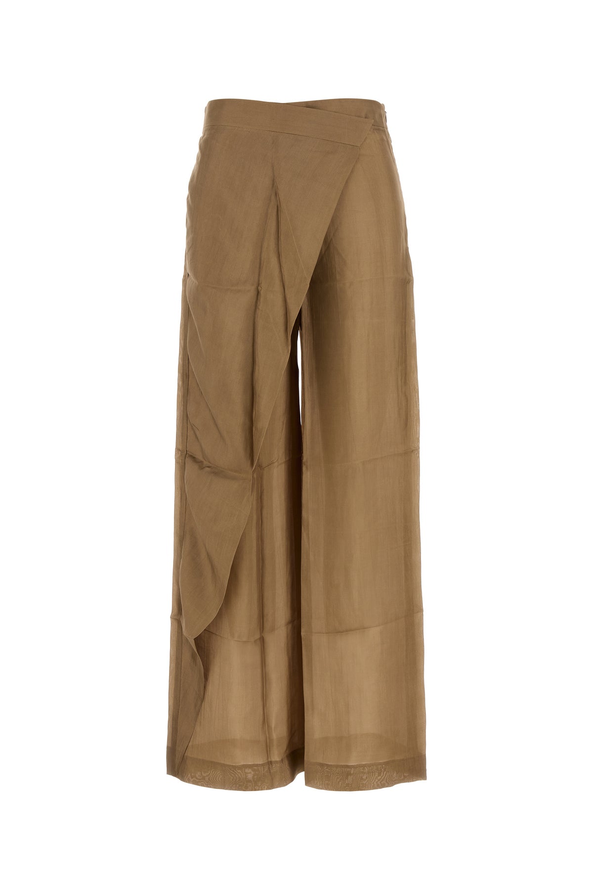 THE ROSE IBIZA Camel silk Amanda pant