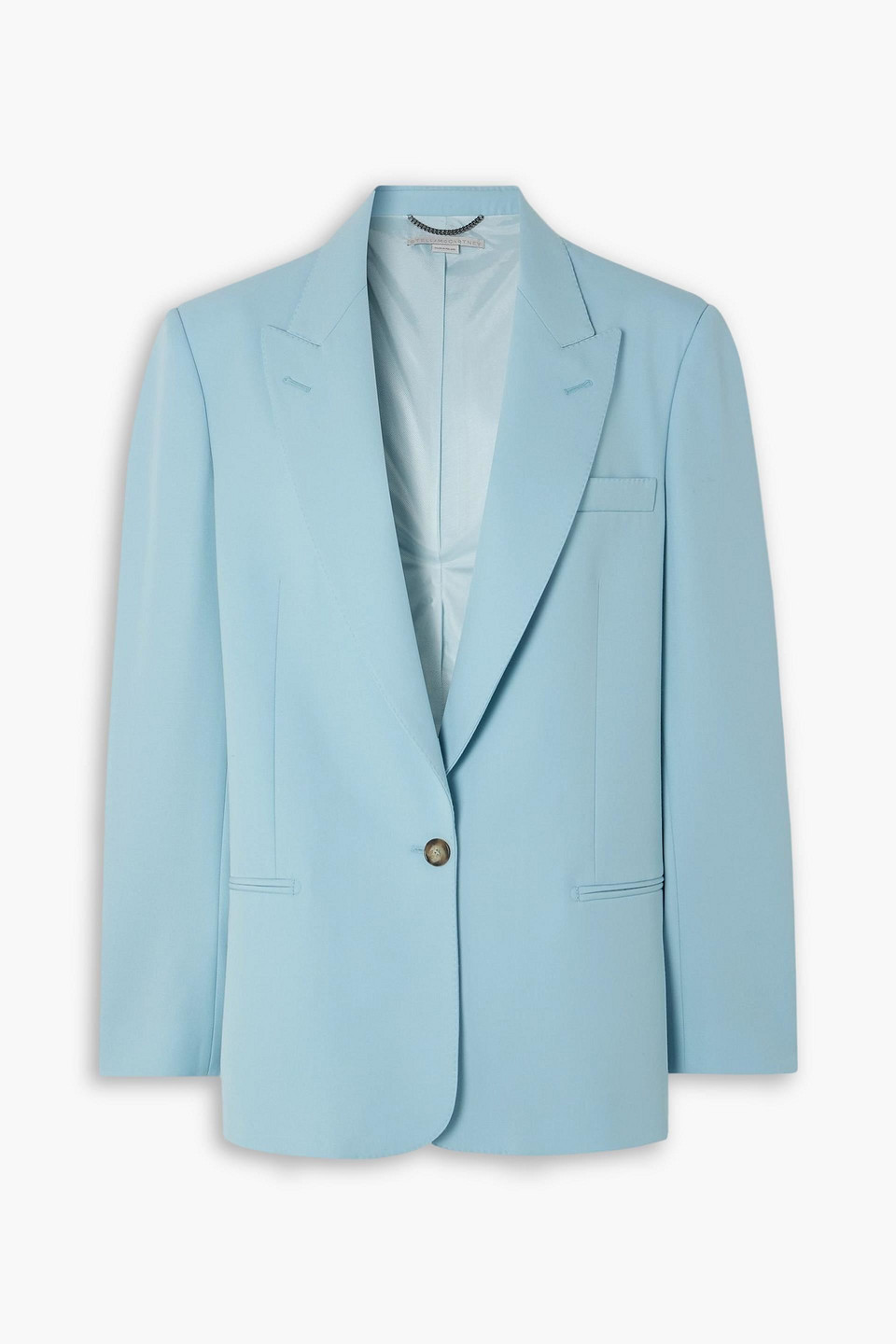 Oversized wool-gabardine blazer - Blue - IT 36