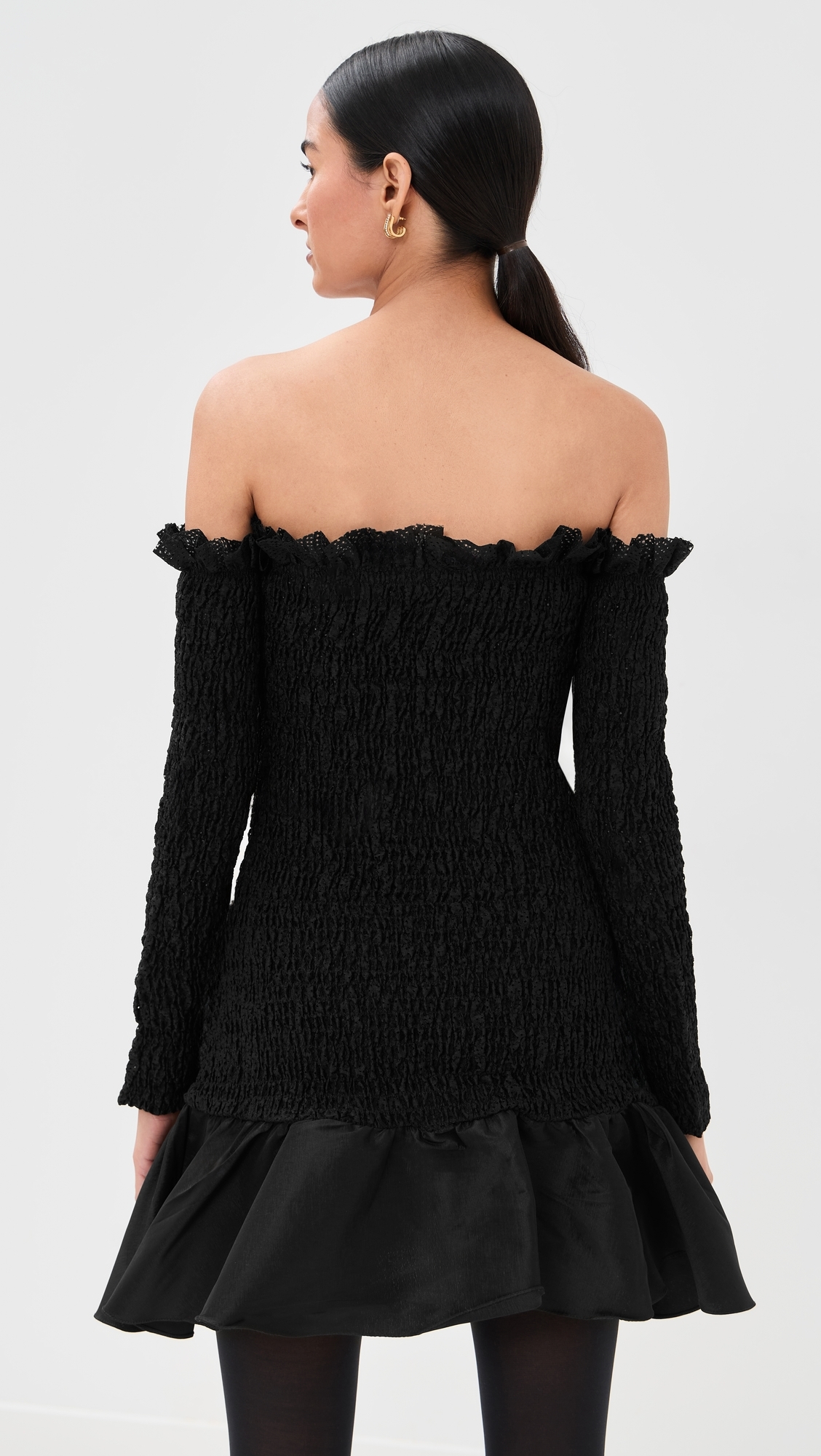 Dot Dress Black