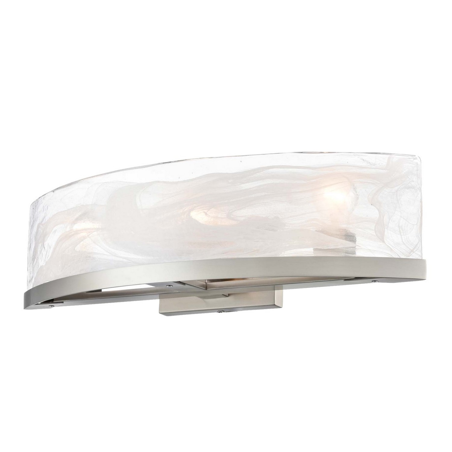 Brushed Nickel Bathroom Vanity Light from the Skye Collection