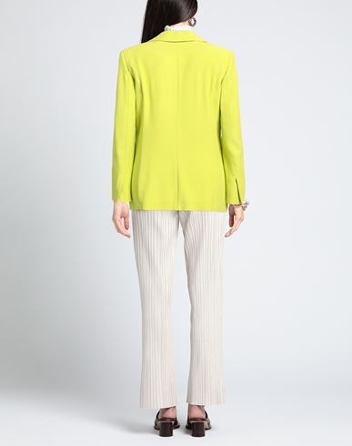 Liviana Conti Woman Blazer Lime green Size 6 Viscose, Acetate