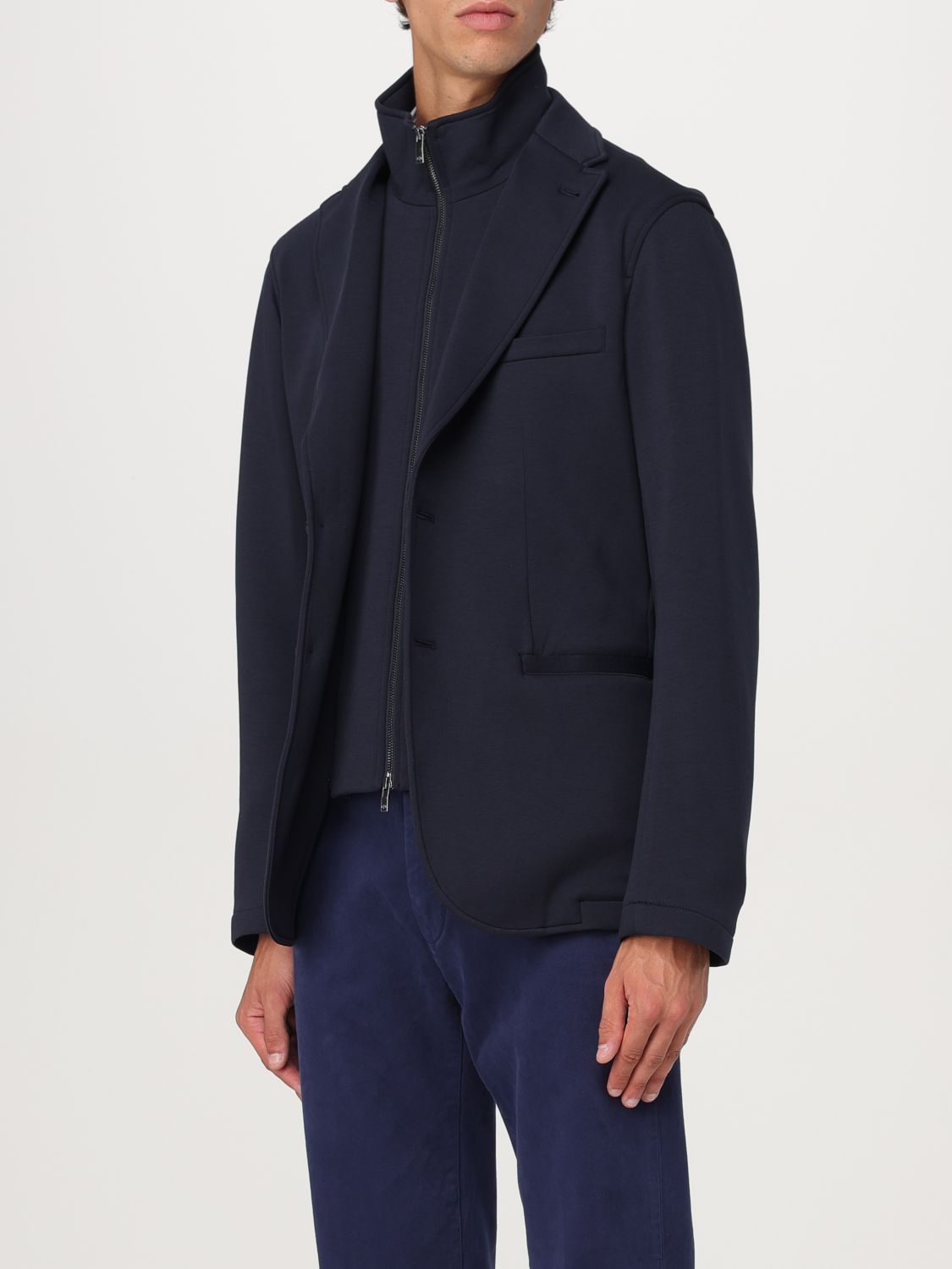 Blazer Men color Blue