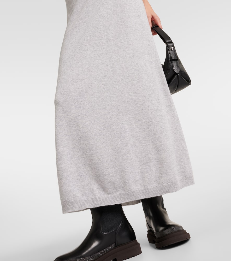 Cashmere midi dress