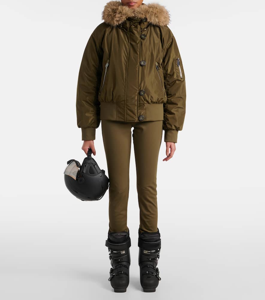 Jeanne faux fur-trimmed ski jacket