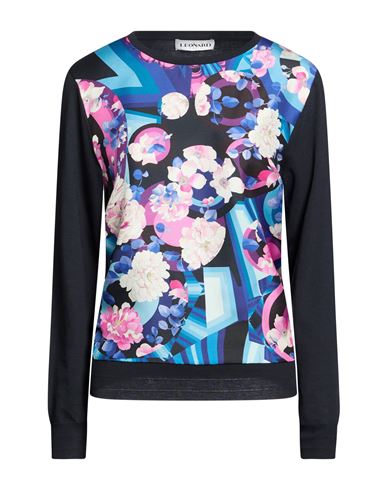 Woman Top Midnight blue Size M Cotton, Modal, Silk