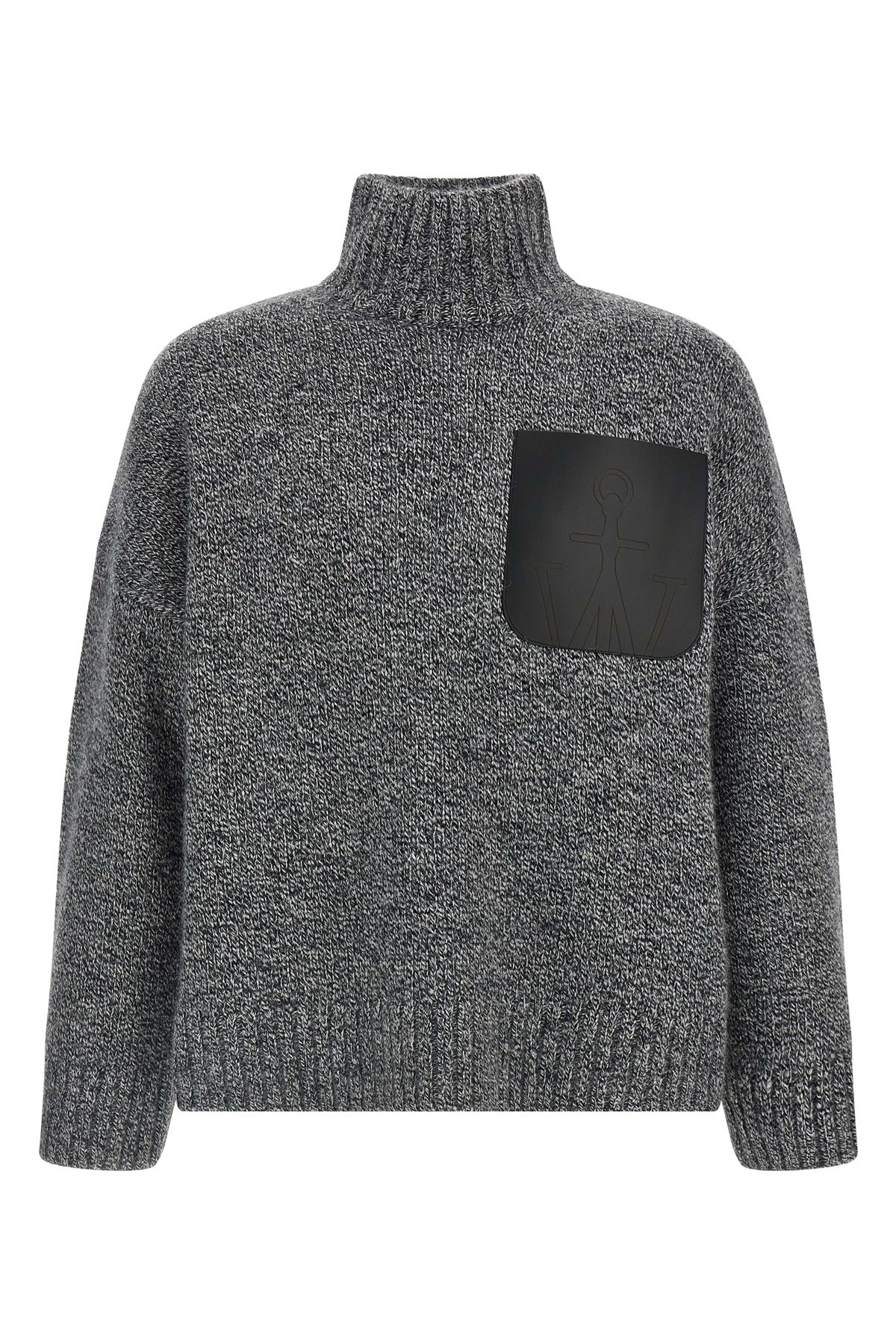 J. W.ANDERSON 'Leather Patch Pocket' Sweater