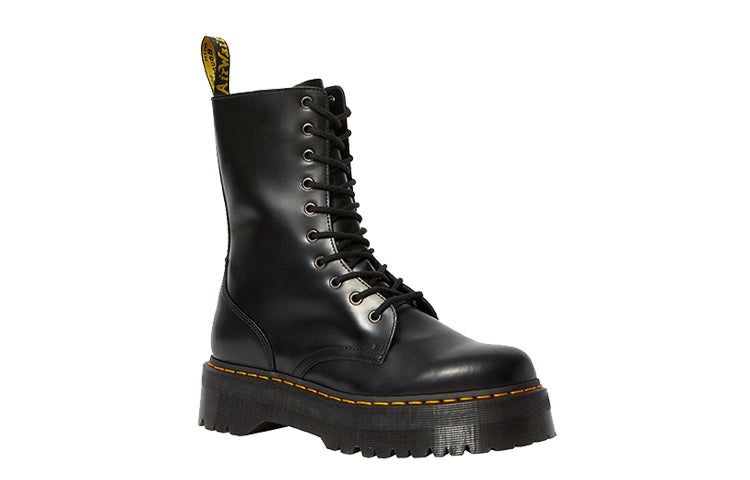 (WMNS) Jadon High Smooth Leather Platform Boot 'Black'