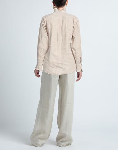 Woman Shirt Khaki Size 2 Cotton