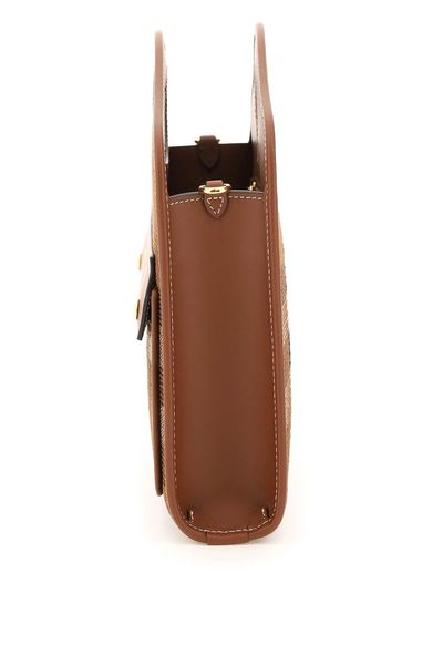 Burberry Check Patterned Shoulder Bag