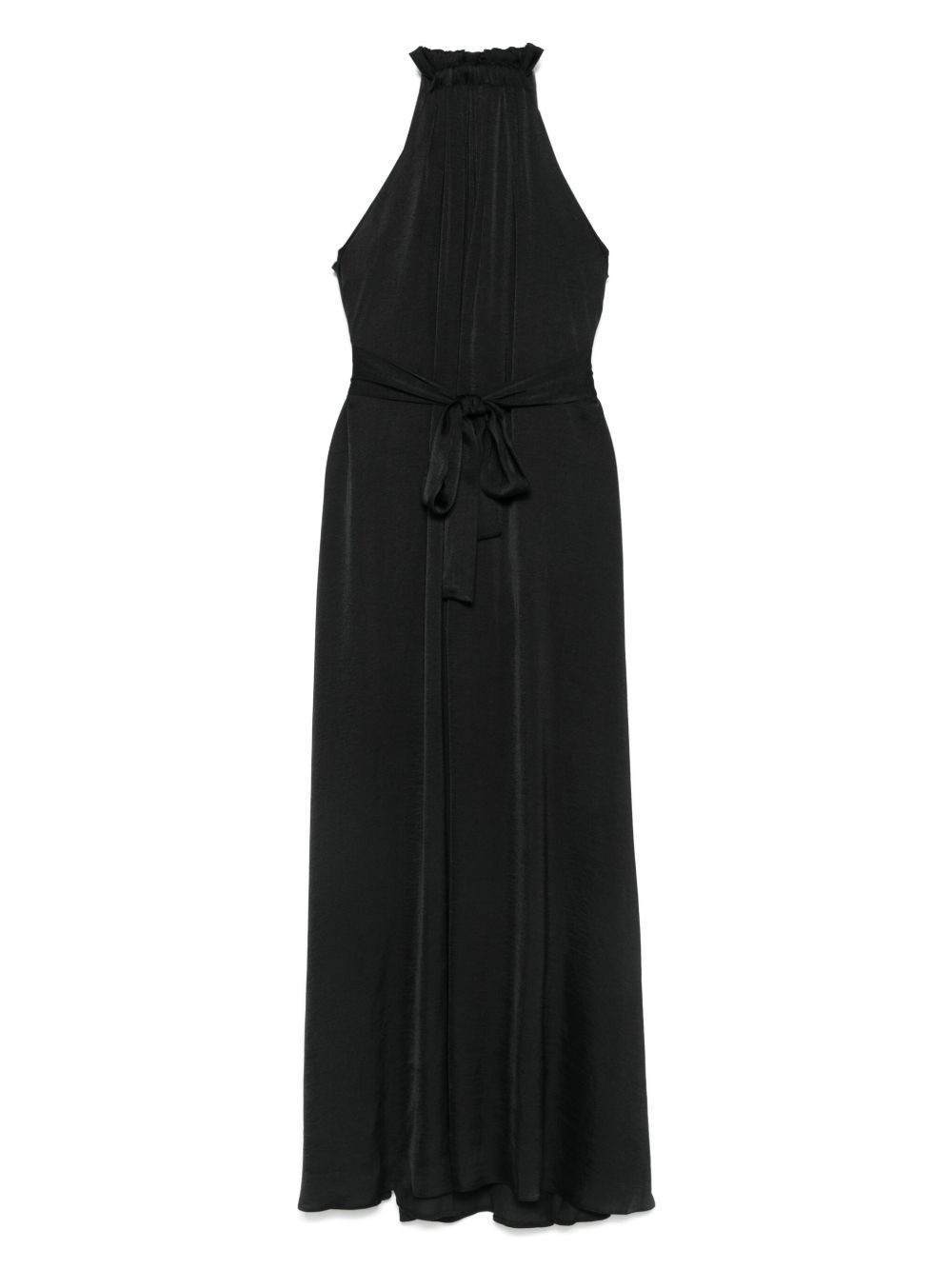 Satin maxi dress - Grey