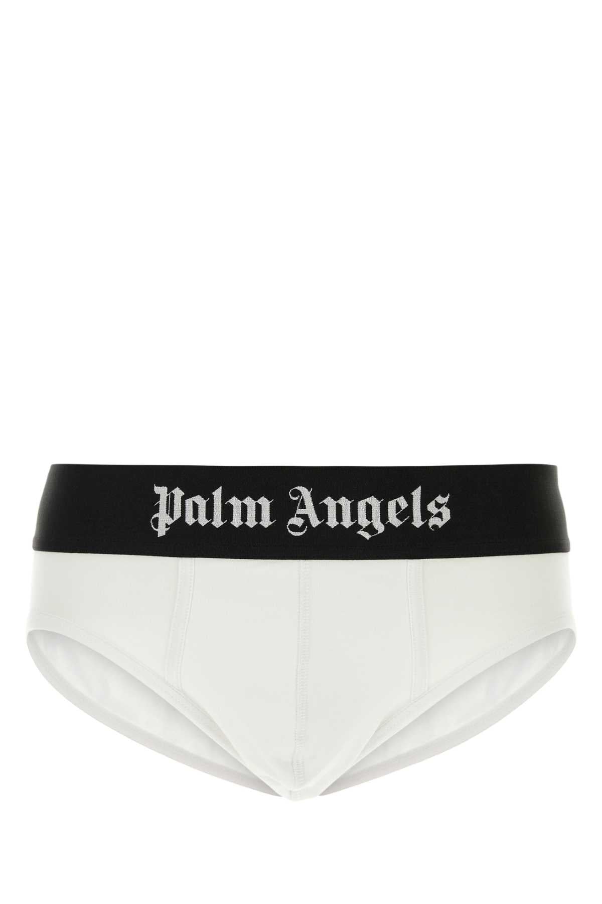 Stretch Cotton Brief — White