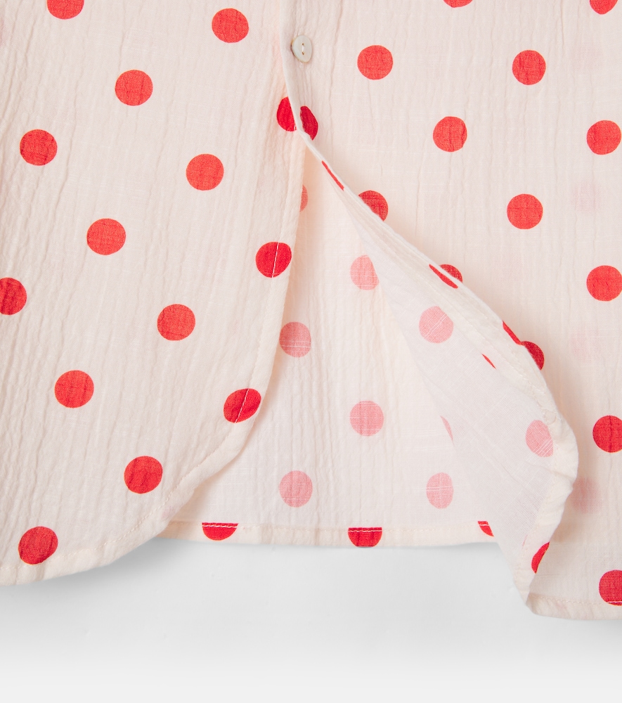 Konges Sløjd Vivo polka-dot cotton top