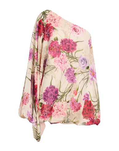 Woman Top Beige Size 12 Polyester