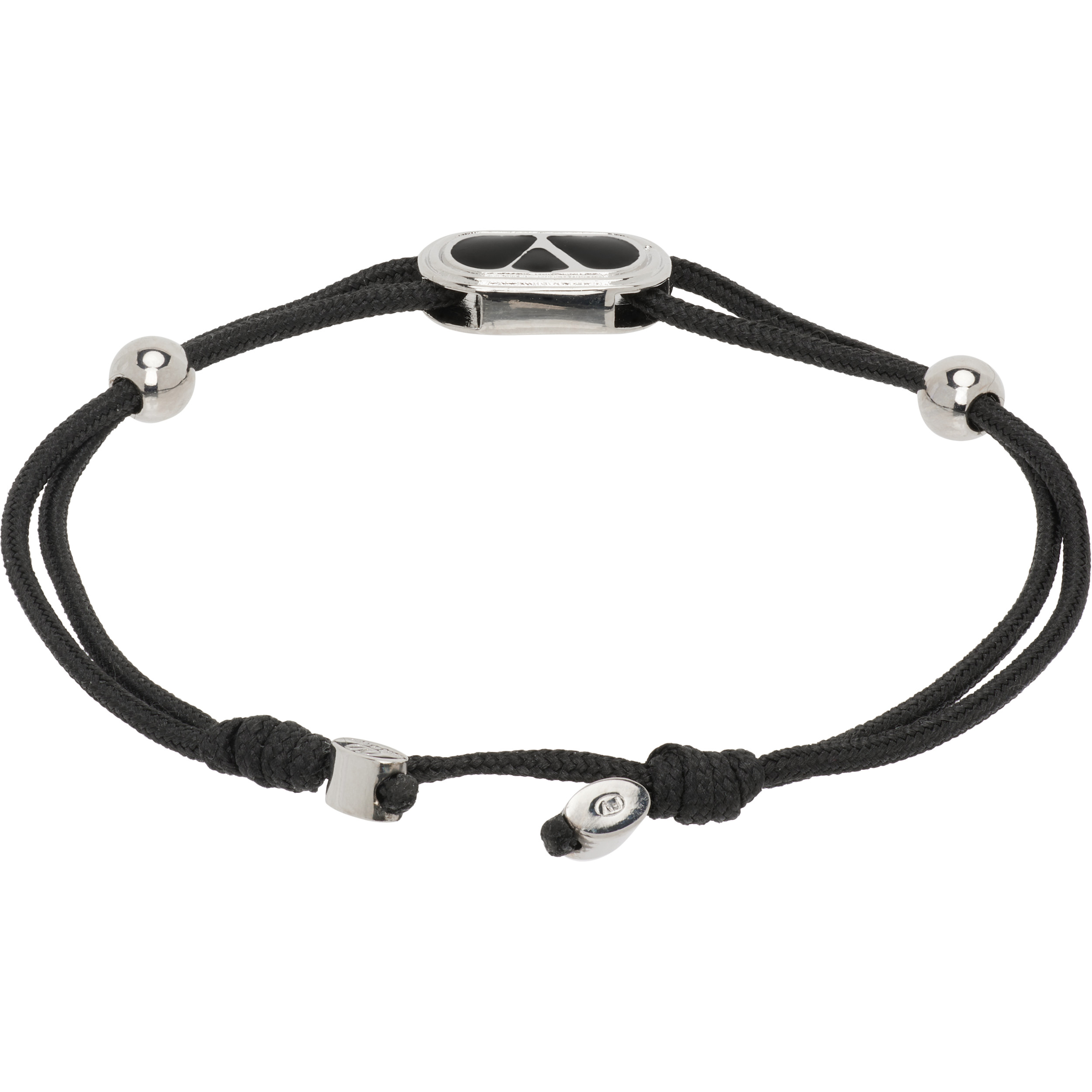 Ovalette Enameled Logo Bracelet