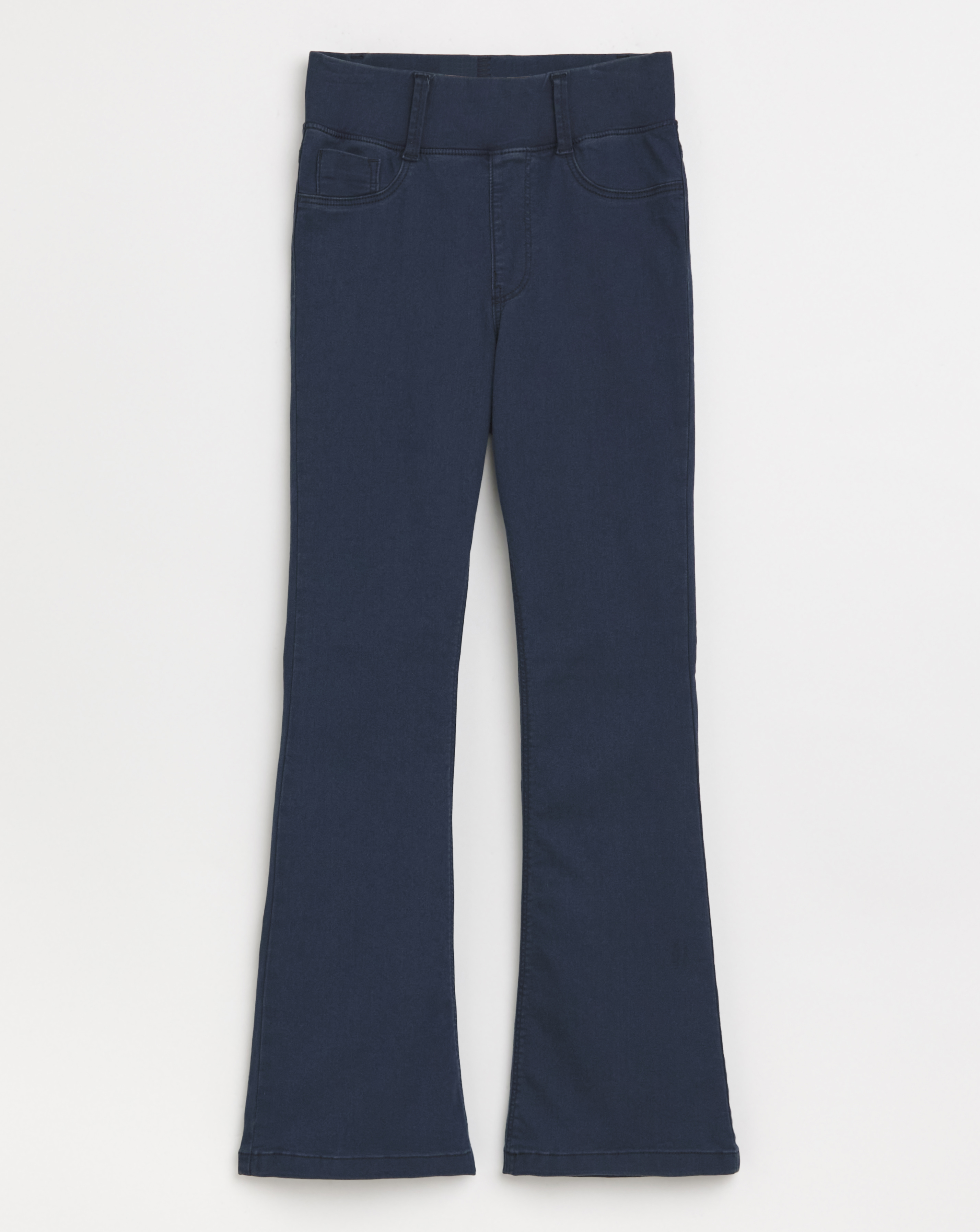 Simply Be Flared Pull On Jeggings - Blue