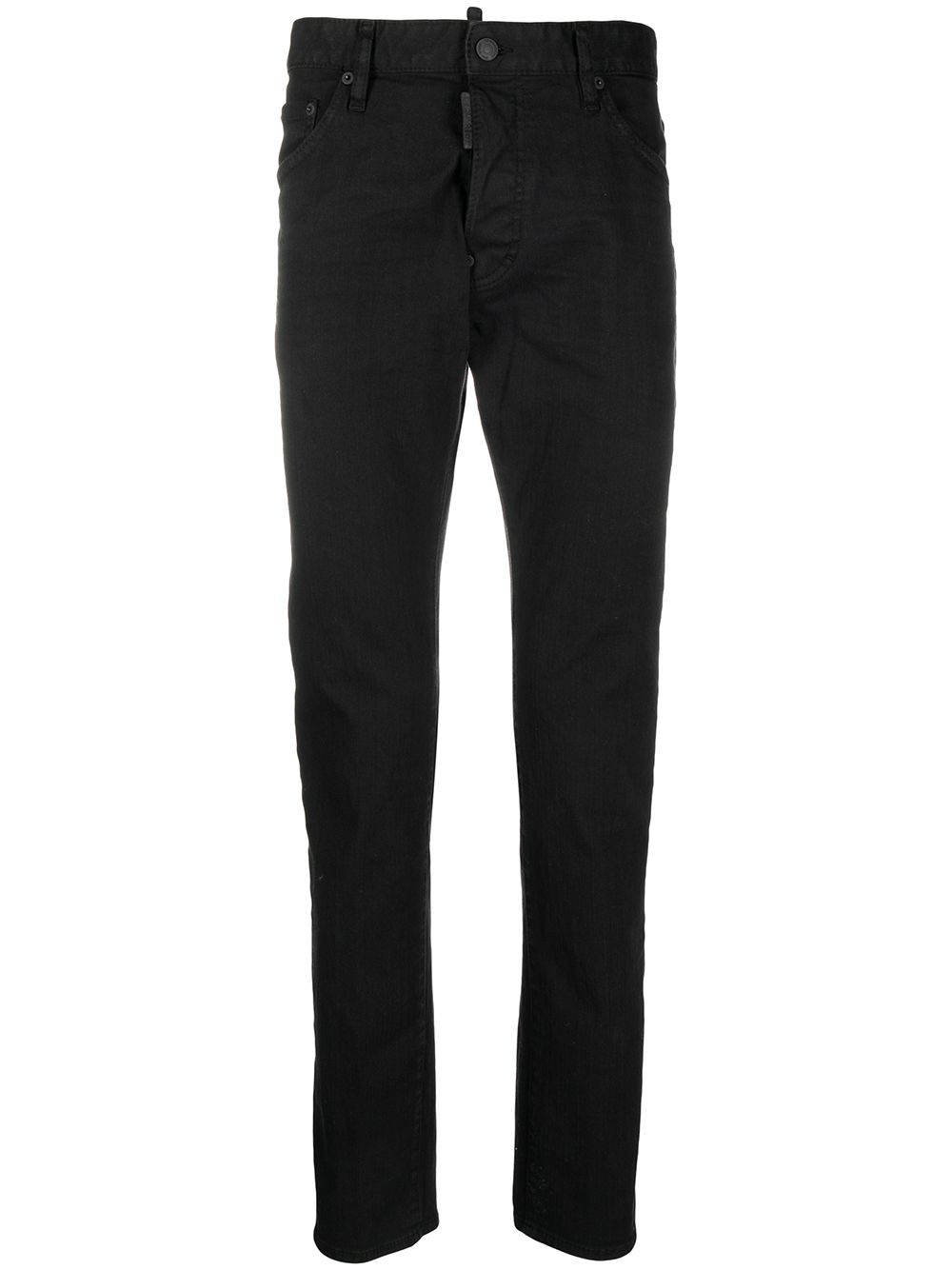 Logo-patch jeans - Black