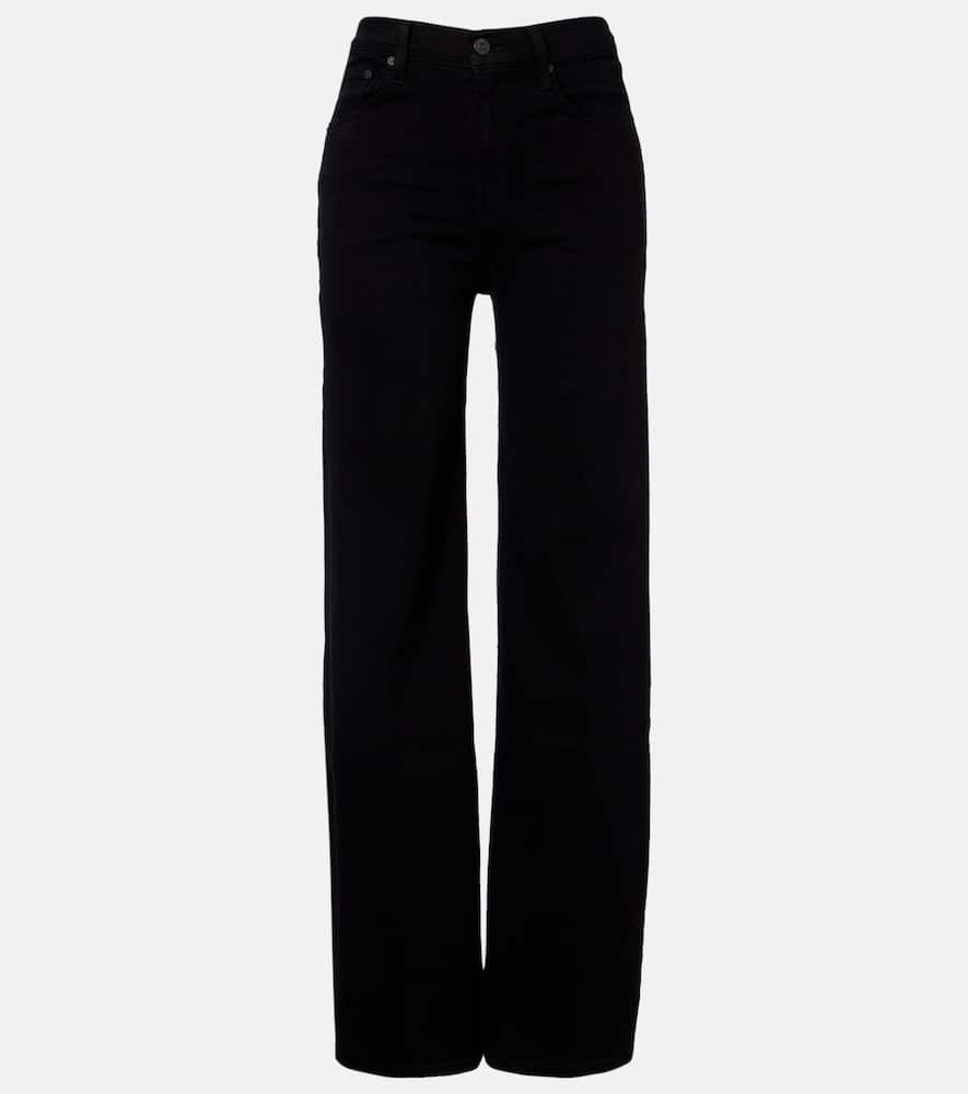 Lyra high-rise wide-leg jeans