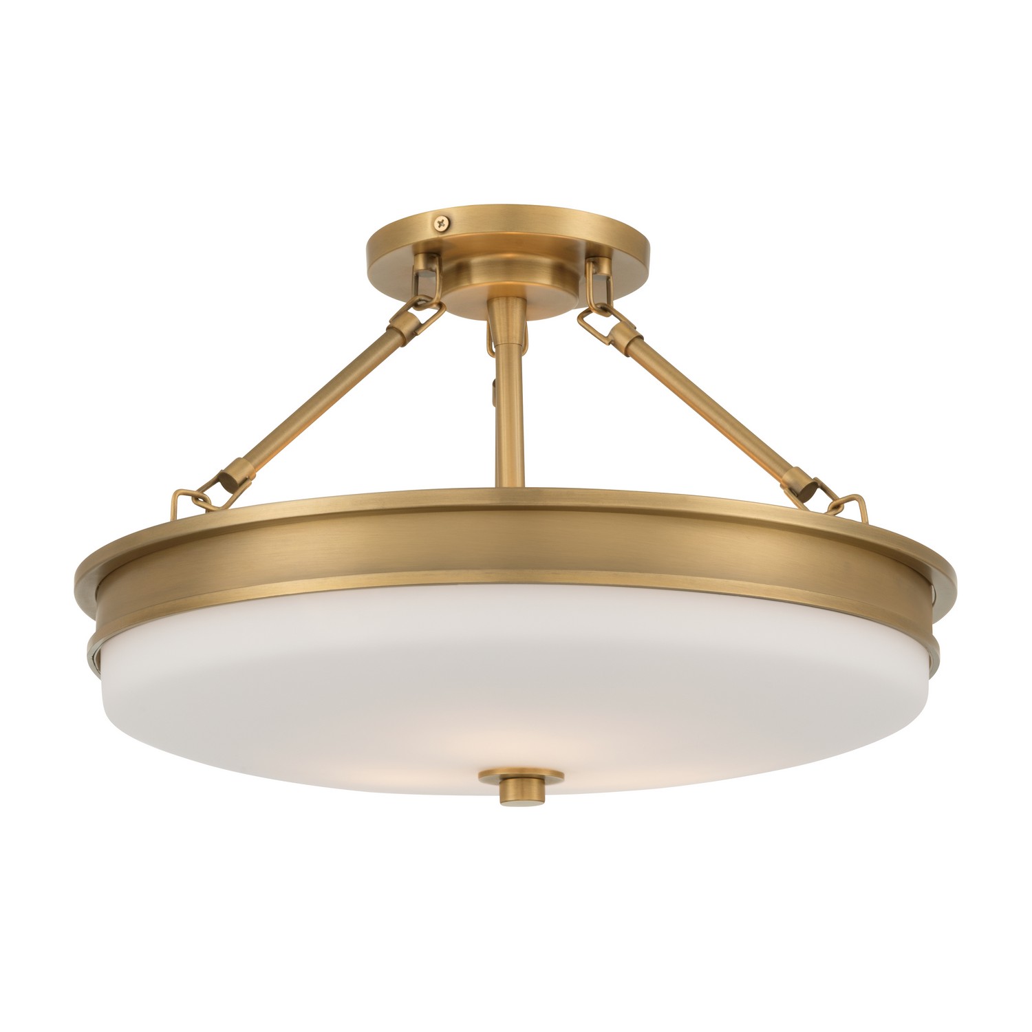 Legacy Brass Semi-Flush Mount from the Halora Collection