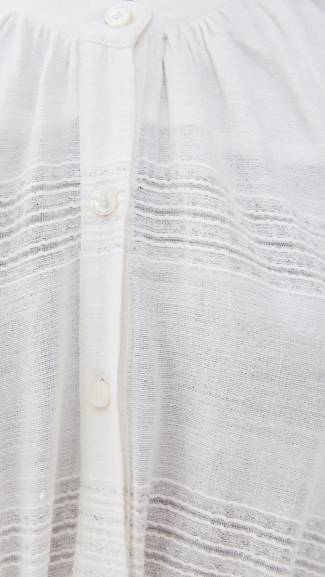 Makeda Button Up Dress Abira White