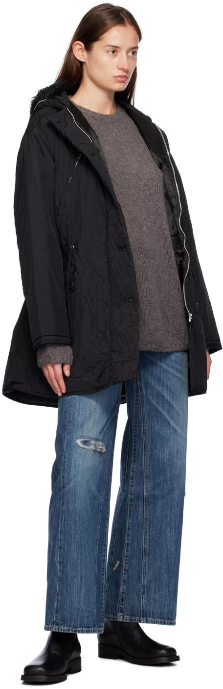 OUR LEGACY Gray Popover Roundneck Sweater
