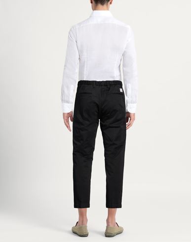 Man Pants Black Size 33 Cotton, Elastane