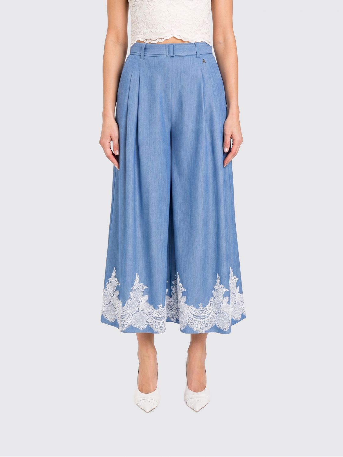 Pants Woman color Blue
