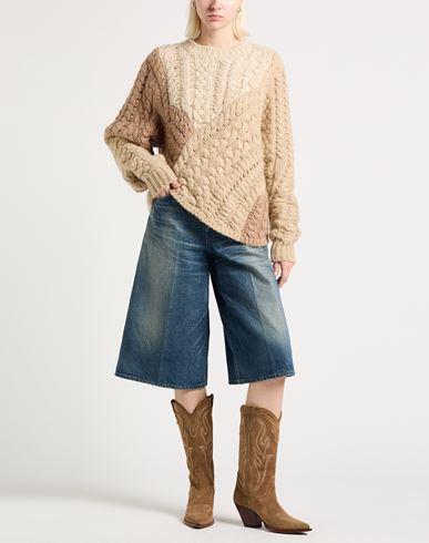 Woman Sweater Beige Size 8 Synthetic fibers, Polyamide, Mohair wool, Wool, Alpaca wool