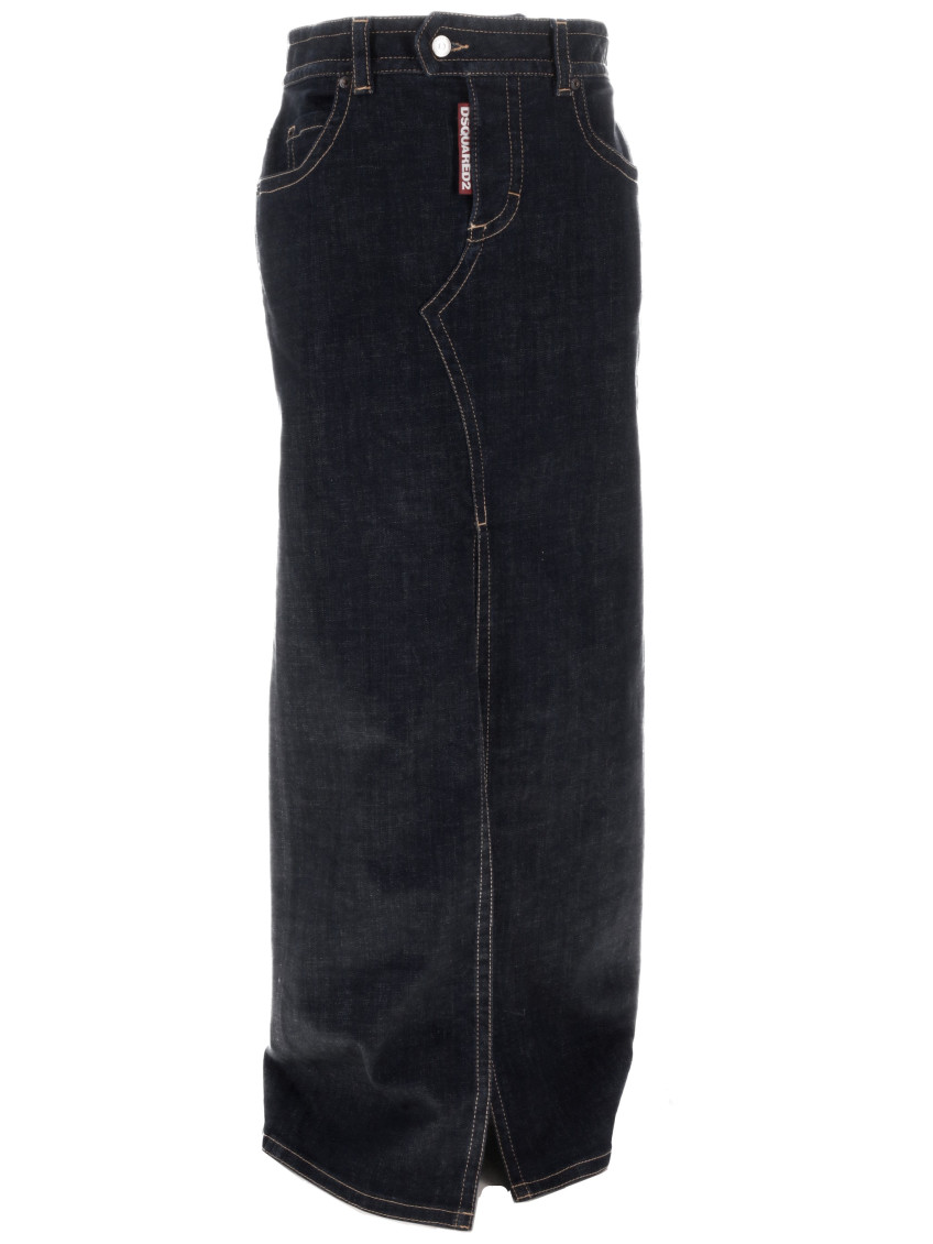 Dsquared2 - front slit skirt back pocket