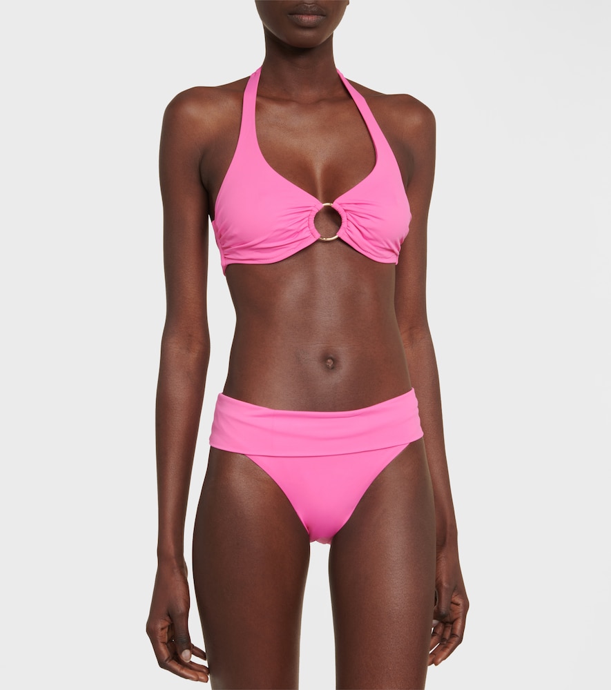 Exclusive to Mytheresa - Brussels halterneck bikini top