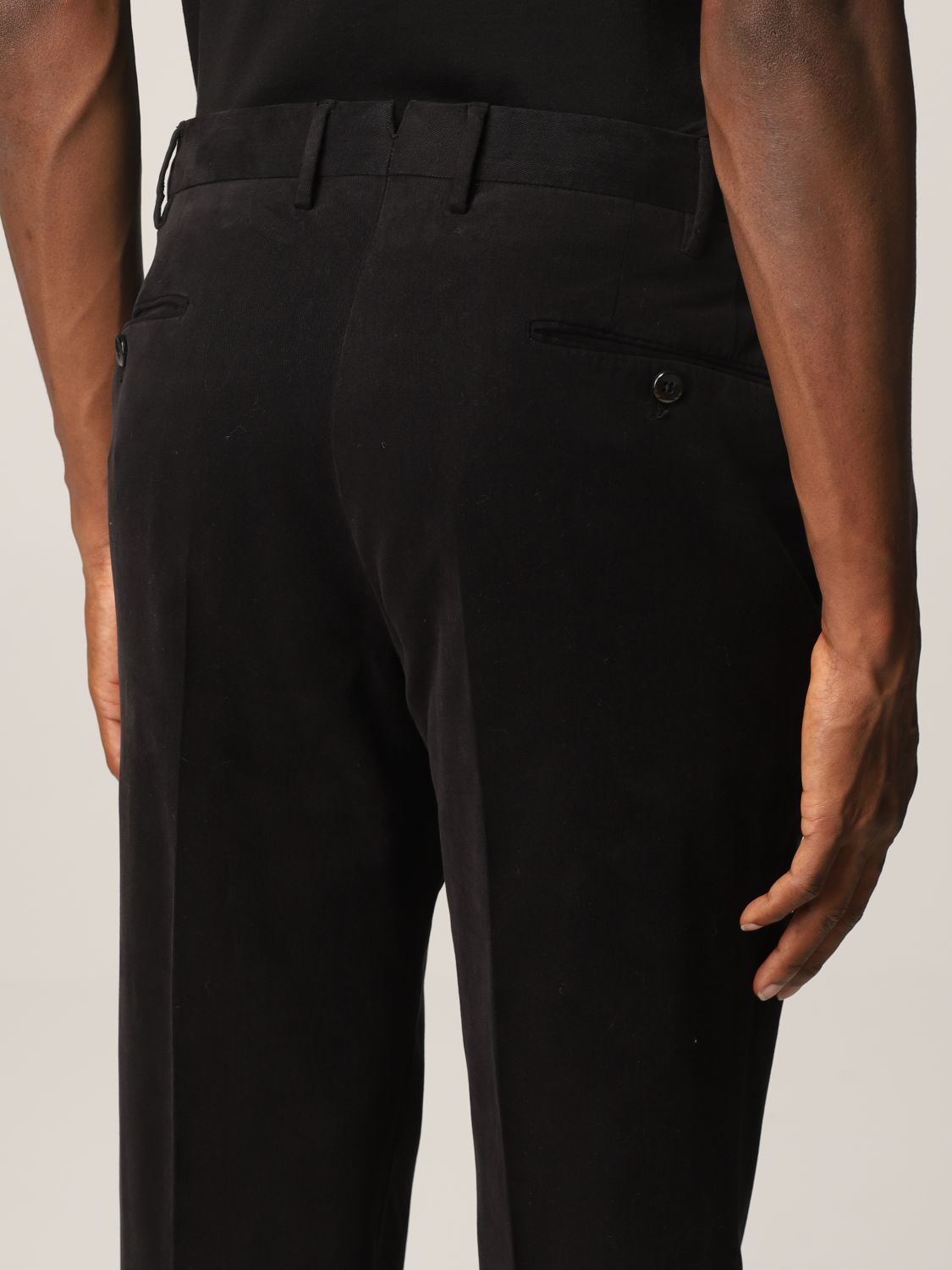 Pants Men color Black