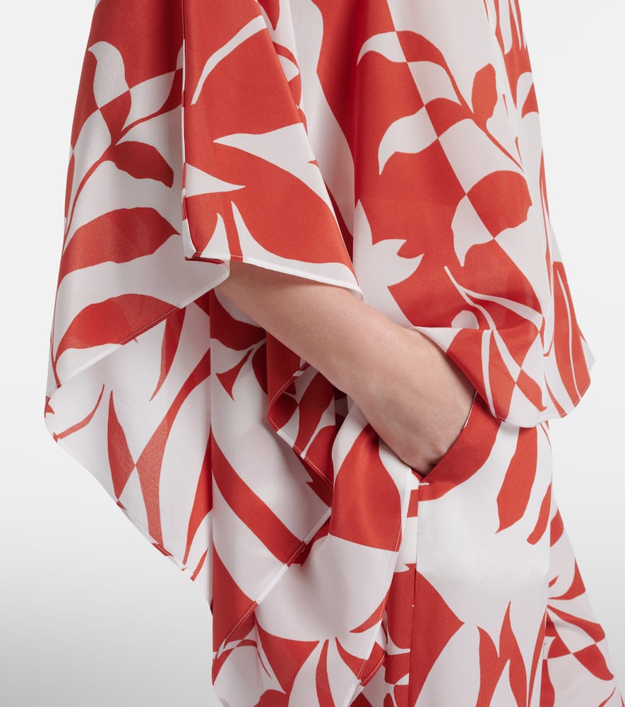Tambuto printed silk blouse