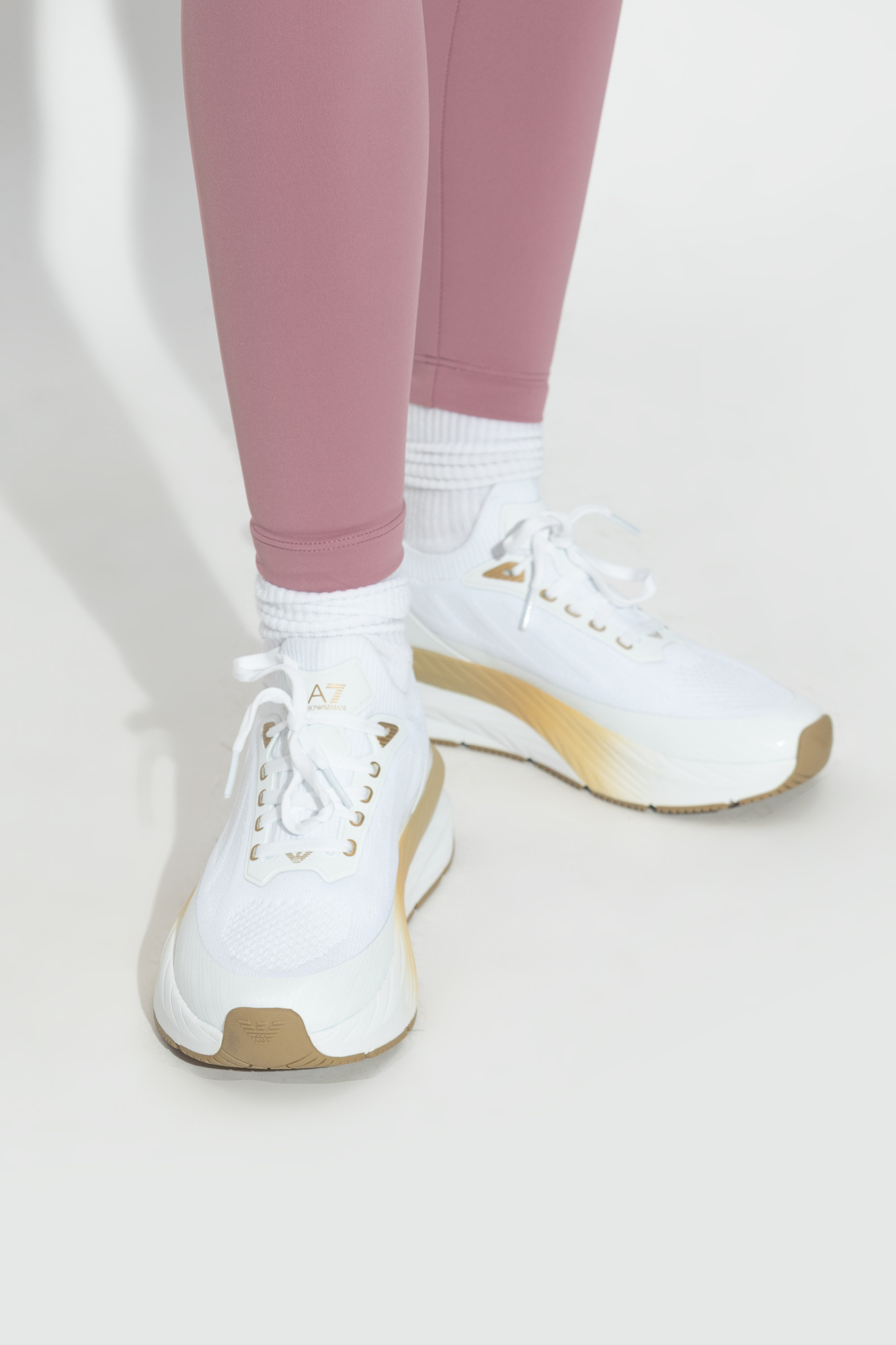 Sports Shoes With Logo, Women's, White