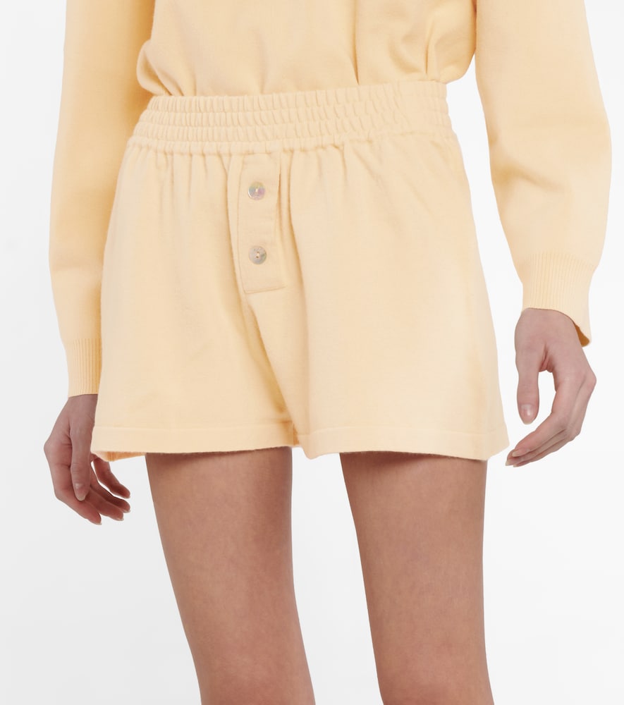 Live The Process Cashmere-blend shorts