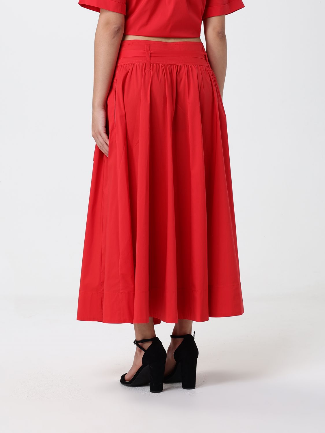 Skirt Woman color Cream