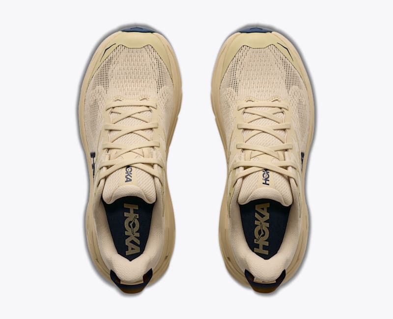 HOKA Women's Challenger 8 Shoes in Barley Flour/Faded Navy