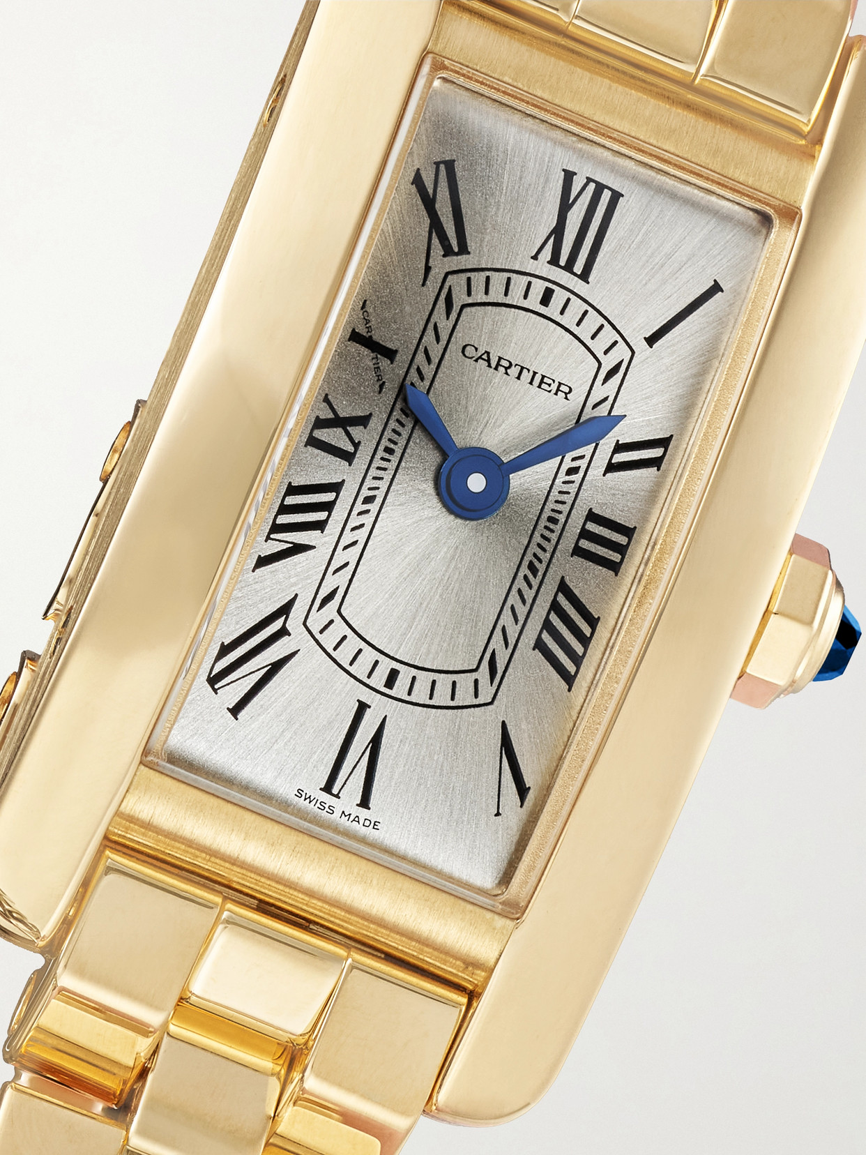 Tank Américaine Small Quartz-movement 18-karat Gold Watch, Ref. Crwgta0406 - One size