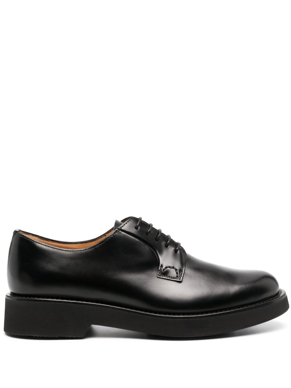 Shannon leather derby shoes - Black