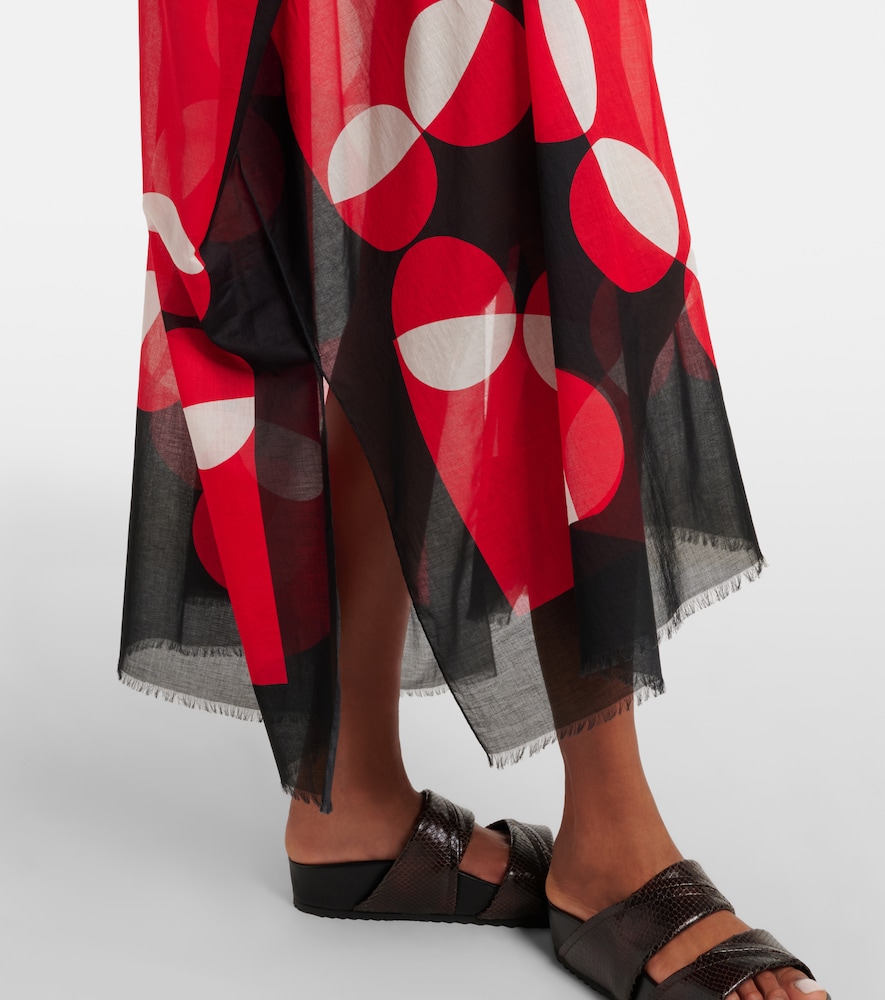 Printed cotton kaftan