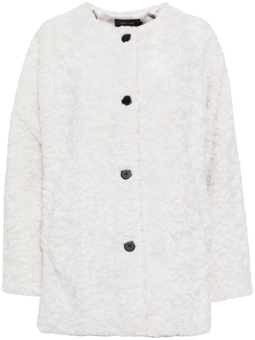 Faux-fur jacket - Brown