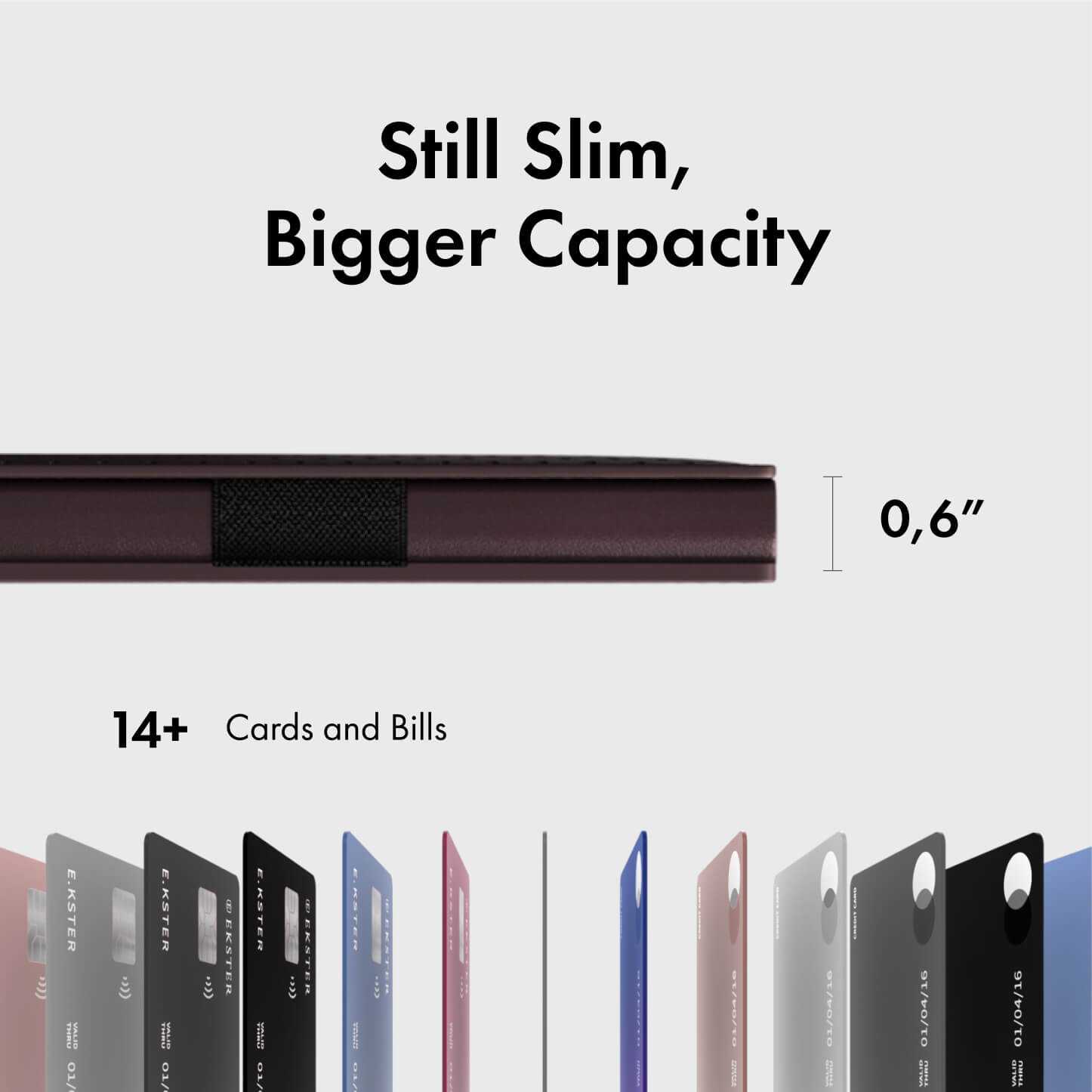 Men's Wallet - Smiley x Ekster Pro Premium Slim Men's Wallet Trackable Wallet Leather Smart Wallet RFID Blocking