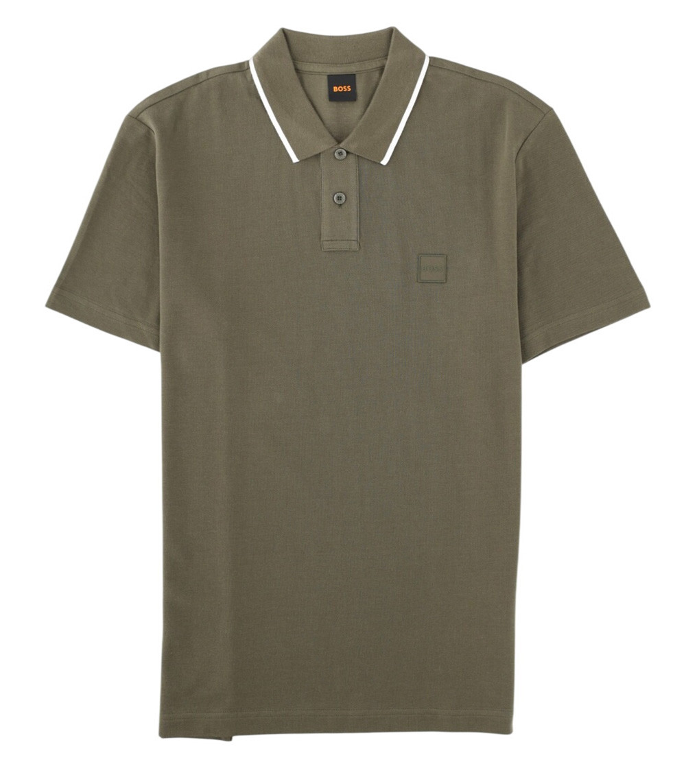 Boss - polo collar short sleeve mens top