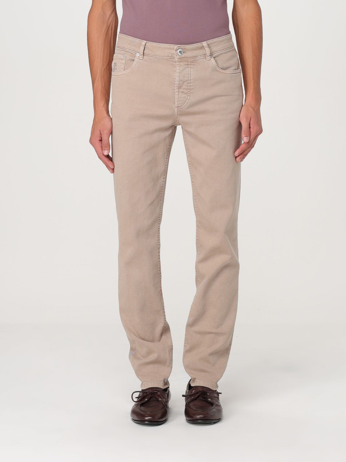 Pants Men color Brown