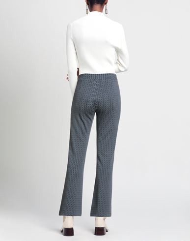 Crochè Woman Pants Blue Size M Polyester, Viscose, Elastane, Acrylic
