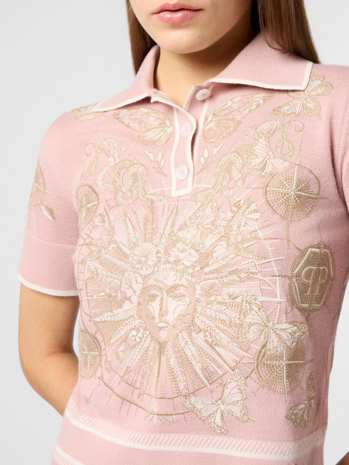 Polo Shirt Woman color Fuchsia